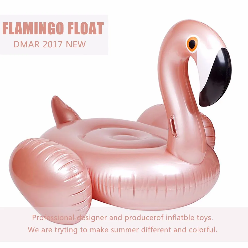 DMAR 150СМ Надувной Фламинго Надувной Матрас для Купания Плавательный Круг для Плавания Надувные Игрушки Бассейна для Пляжа Плавающий Плот