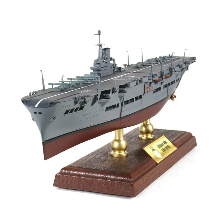 

FOV 1/700 Scale Military Model Toys HMS Ark Royal Aircraft Carrier Diecast Metal Warship Model Toy For Collection,Gift