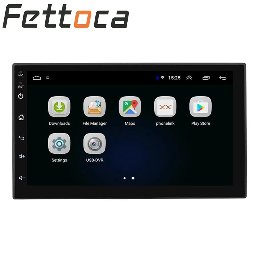 Автомагнитола FETTOCA 7 дюймов Android стерео GPS навигация Bluetooth USB SD 2 Din сенсорный