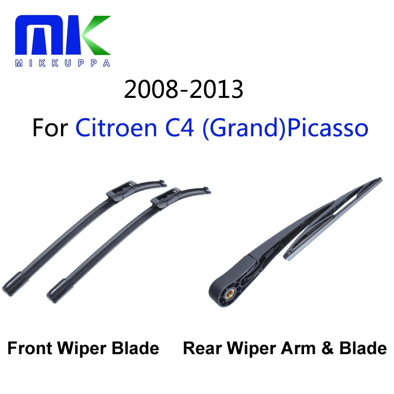 

Car Windscreen Front&Rear Wiper Arm And Blade For Citroen C4 (Grand)Picasso,2008-2013,Windshield Brush Car Accessories