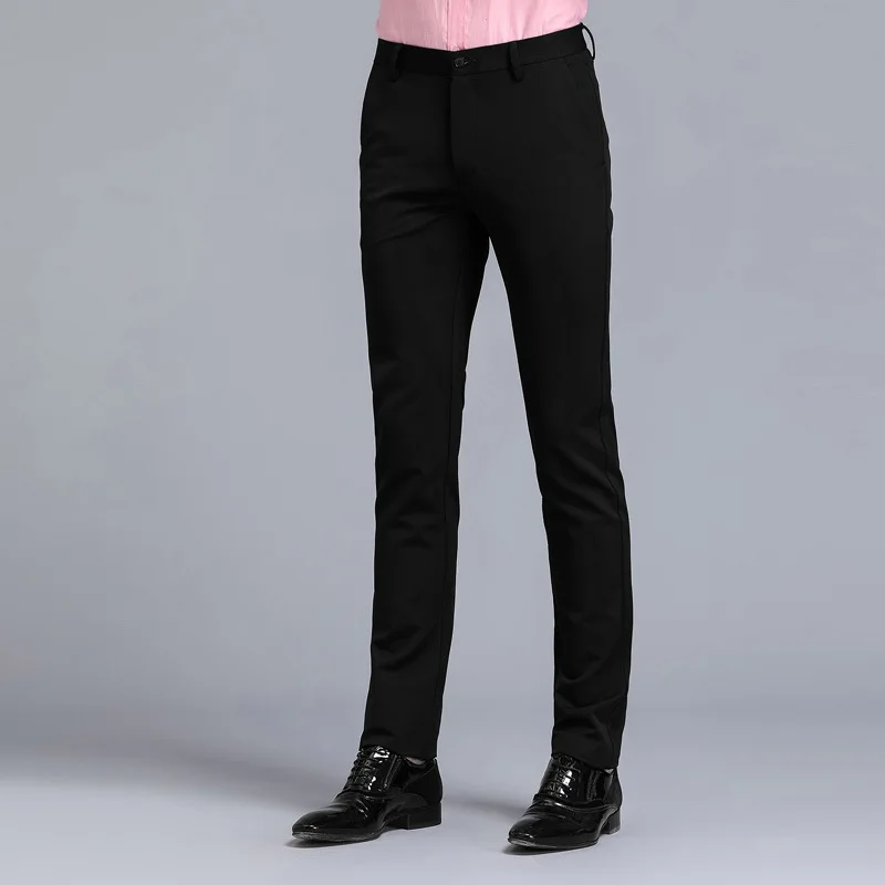 Костюм брюки мужские черные облегающие платья Брюки Офисные Брюки мужские большие размеры деловые классические мужские брюки в деловом стиле мужские брюки