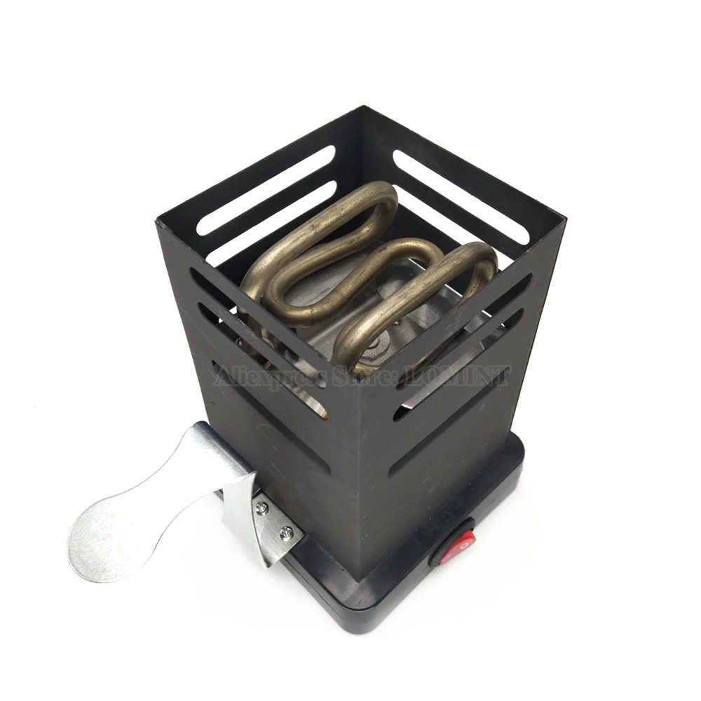 LOMINT Black Charcoal Heater Charcoal Stove Hot Plate Coal Burner For Shisha Hookahs Chicha Narguile DIY Accessories EU plug