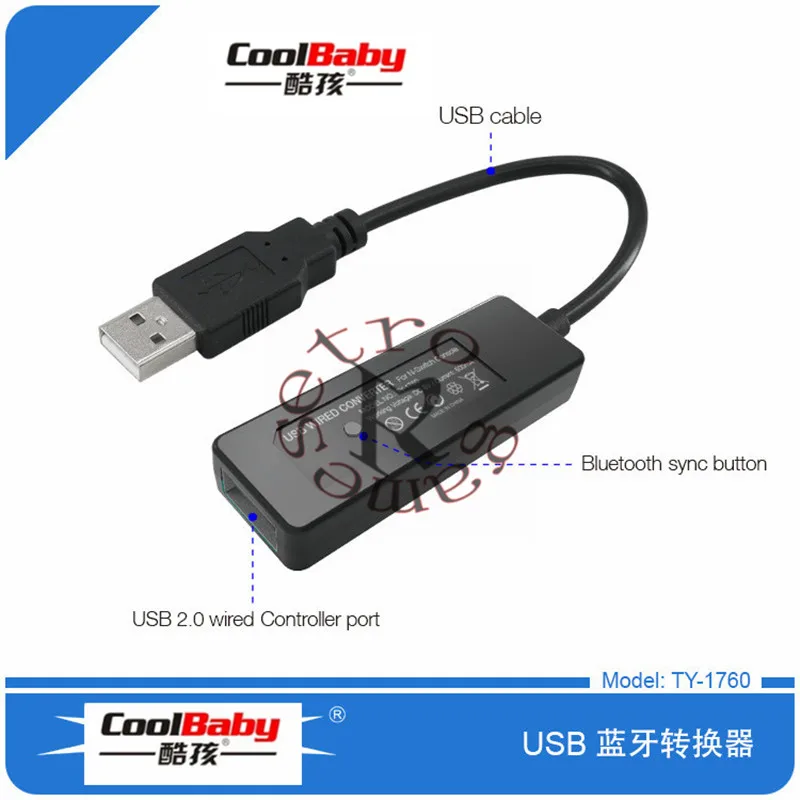 Для переключения USB проводной/преобразователь Bluetooth адаптер для PS4 PS3 XBOX ONE 360