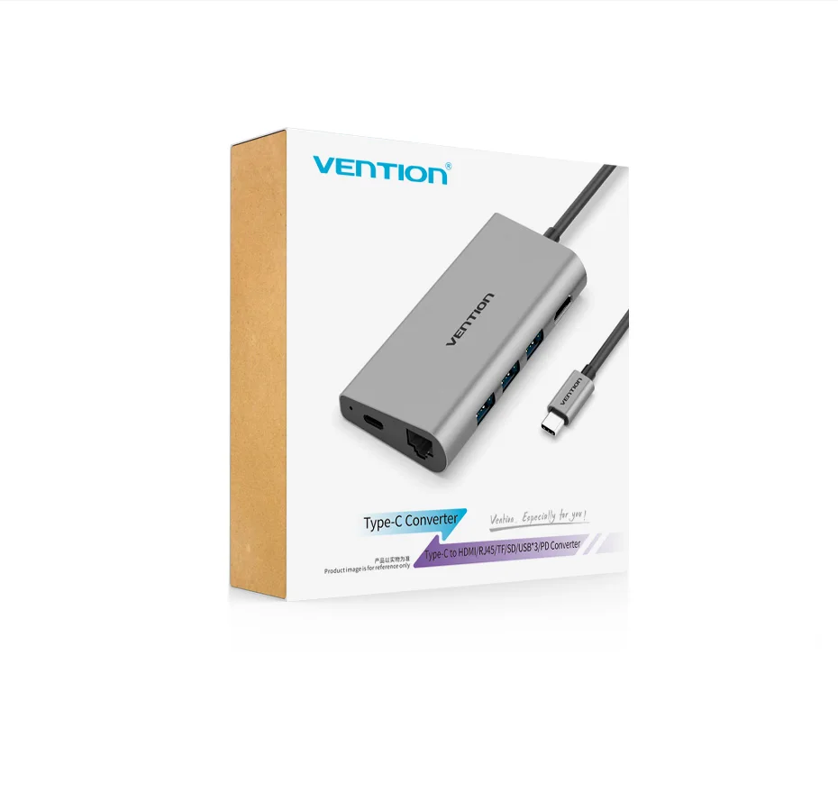 Vention usb-хаб usb type C к HDMI USB 3,0 концентратор Thunderbolt 3 адаптер для MacBook samsung S9 huawei mate 20 P20 Pro USB-C концентратор