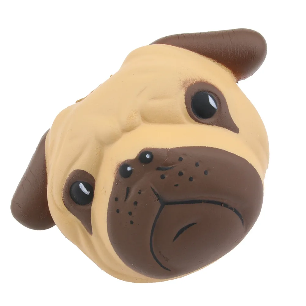 Забавная игрушка антистресс мяч мопса мини сжимаемые игрушки медленно