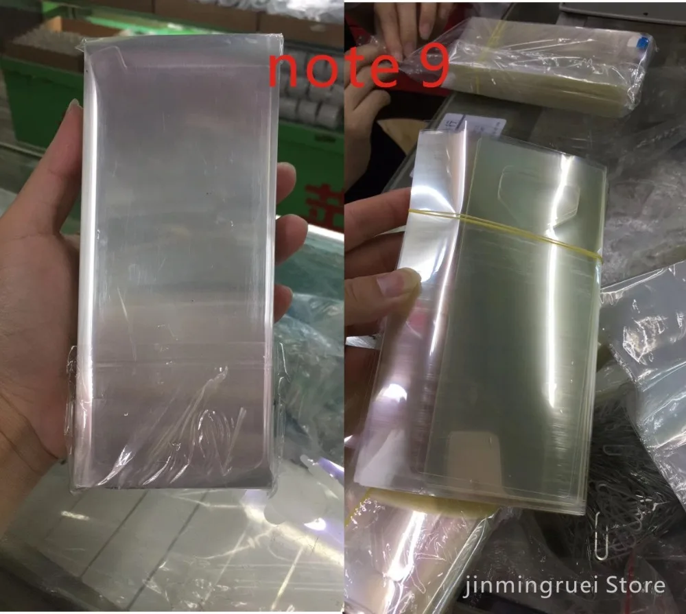 

100pcs/lot New Phone Factory Screen Protector Transparent Film For Samsung Galaxy Note 9 NOTE8