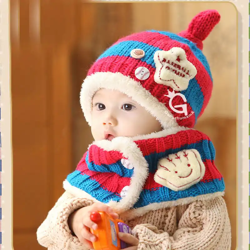 hat scarf and gloves set 1 year old