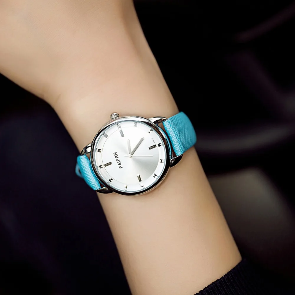 Feifan Famous Brand Watches Women Dress Wrist Watch 2016 New Hot Fashion Ladies Clock Waterproof Quartz Relojes Leather Watch потребительские товары feifan watch relogio 2015 wrist watches 6034