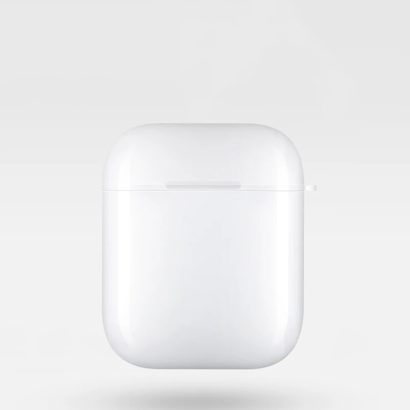 Suntaiho для AirPods беспроводной зарядный чехол для Apple QI Стандартный беспроводной приемник совместим с любым беспроводным зарядным устройством - Цвет: White