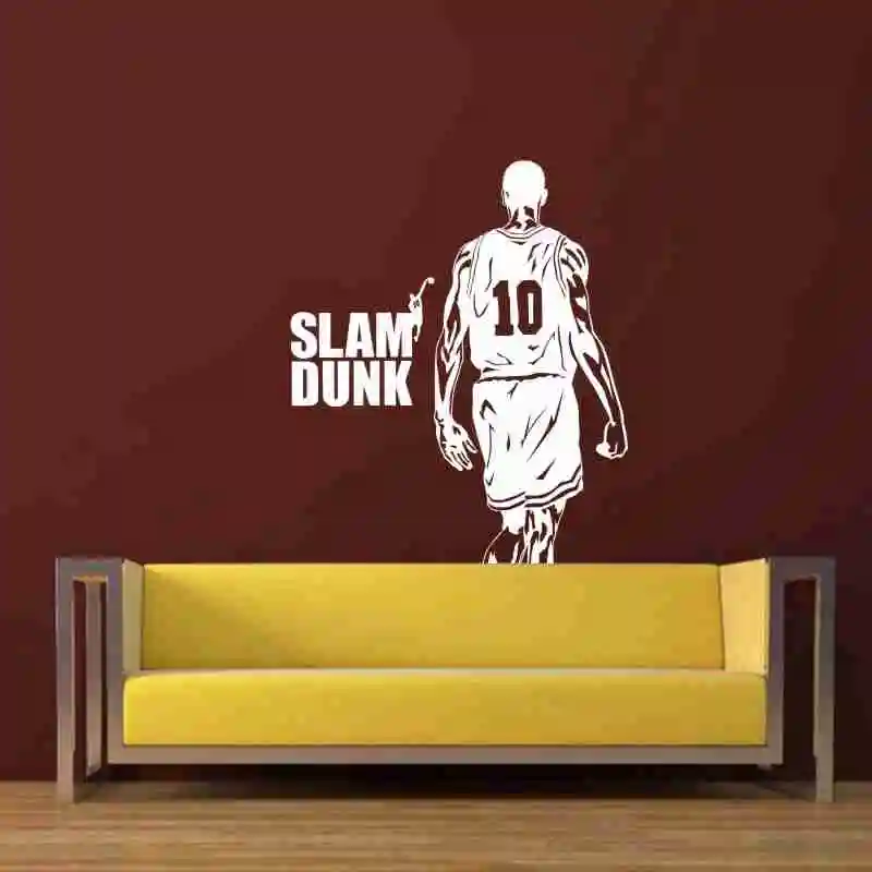 SLAM DUNK Наклейка на стену аниме мультфильм автомобиль Виниловые наклейки Декор