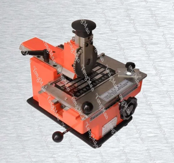 

Metal name plate engraving machine for batch number marking
