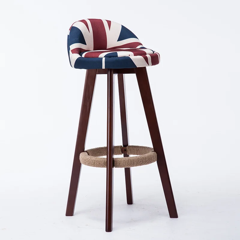 Барный стул, барная мебель табурет альт табуре де барный стул современный fauteuil сандаль ПУ кожа/ткань+ стул из твердой древесины
