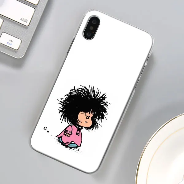 Mafalda чехол для телефона для Apple iPhone X XR 7 8 Plus 6 6s Plus XS MAX 11 Pro Max SE чехол для телефона Coque - Цвет: 07