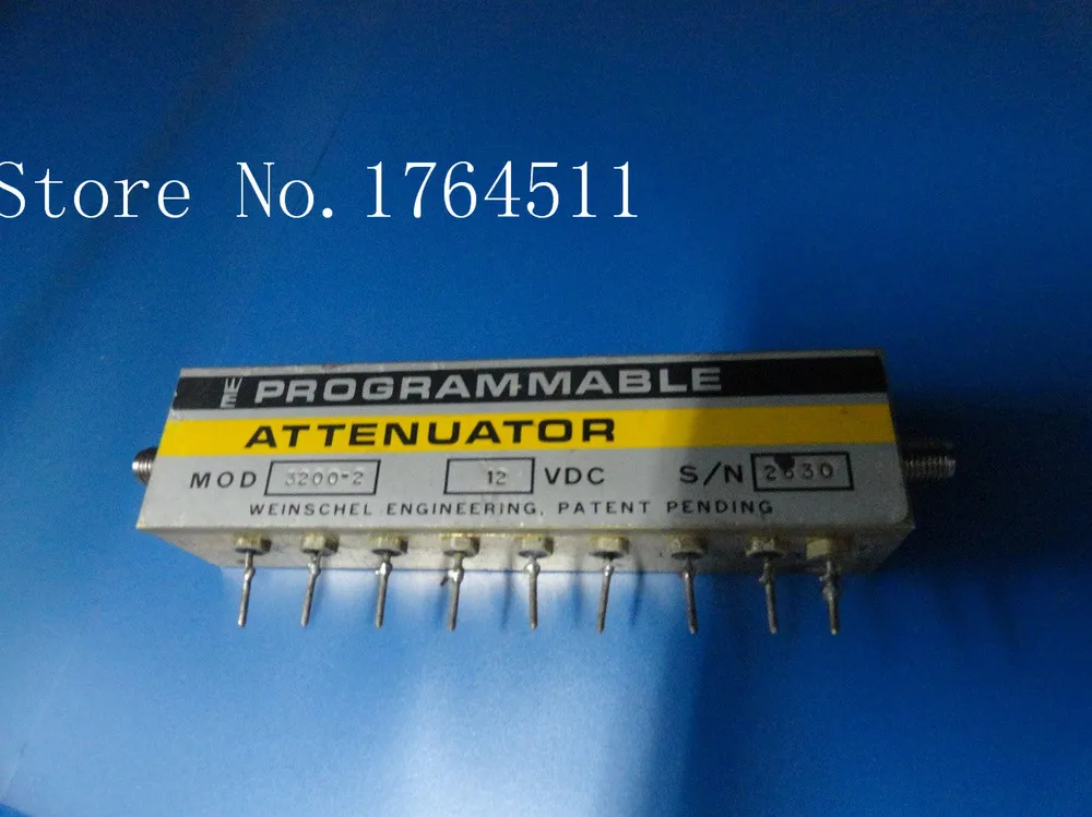 

[BELLA] Weinschel 3201-4 DC-2GHZ 0-1.2dB 12V programmable step attenuator