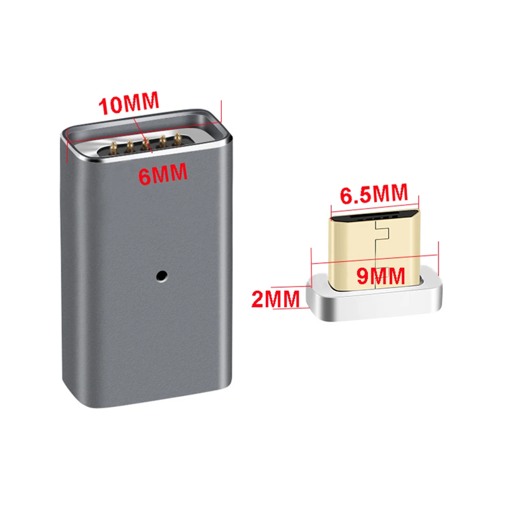 Зарядный кабель Micro USB металлический штекер Магнитный адаптер для передачи