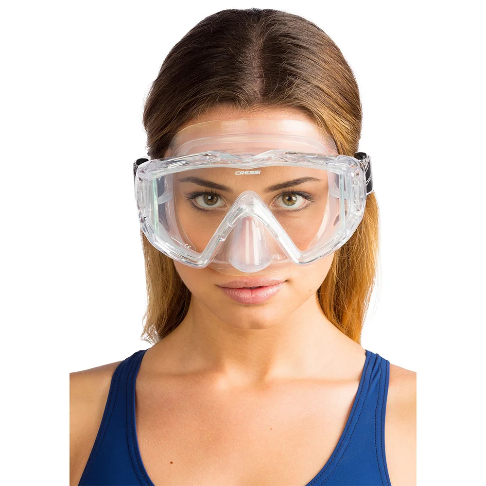 Snorkeling Diving Mask Cressi Three-Lens Swimming Scuba Silicone Skirt for Adults Pano3 snorkeling diving mask,diving mask