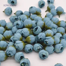 20 шт шелковые цветы, искусственные маленькие чайные бутоны, искусственные цветы для свадьбы, украшения дома, сделай сам, гирлянда, скрапбукинг, ремесло