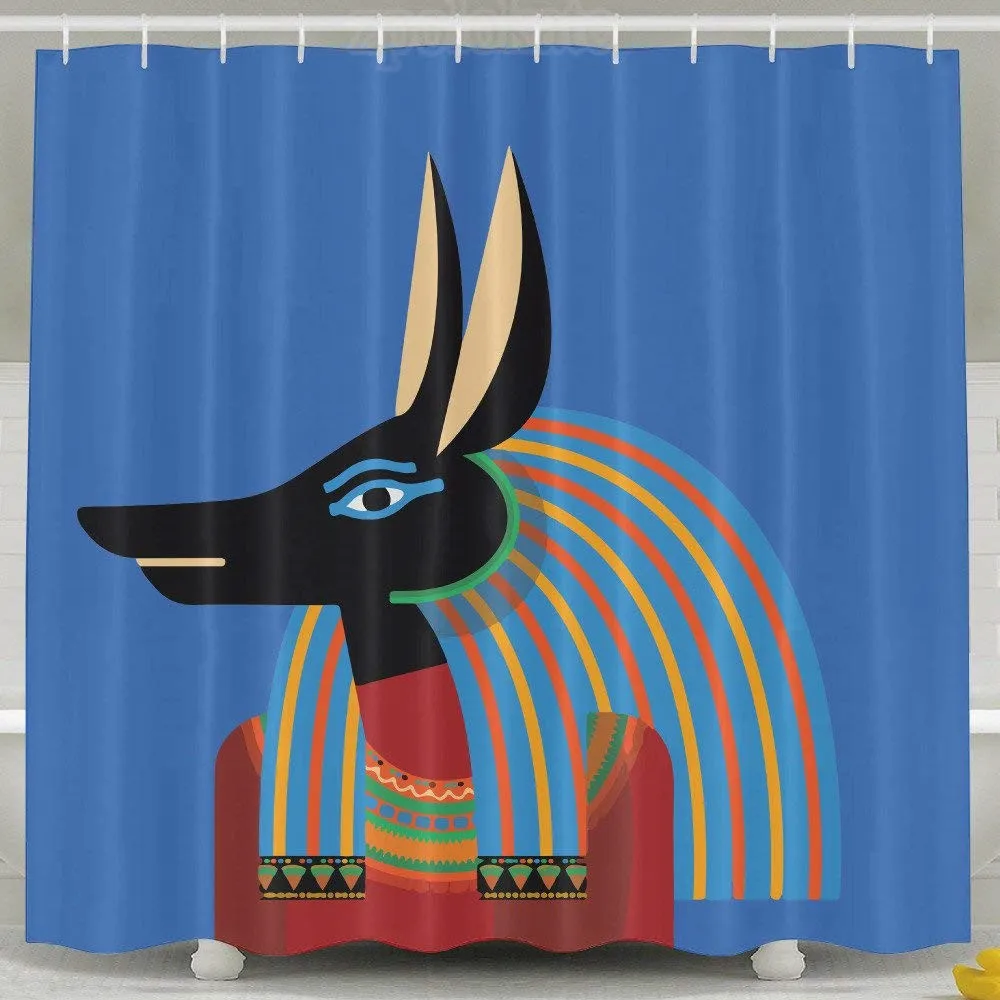 Egyptian Ancient Egypt Hieroglyphics Shower Curtain Fabric Shower