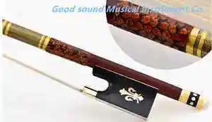 

Free Shipping 1 pc New Brazilwood Violin Bow 4/4 Straight Pretty inlay