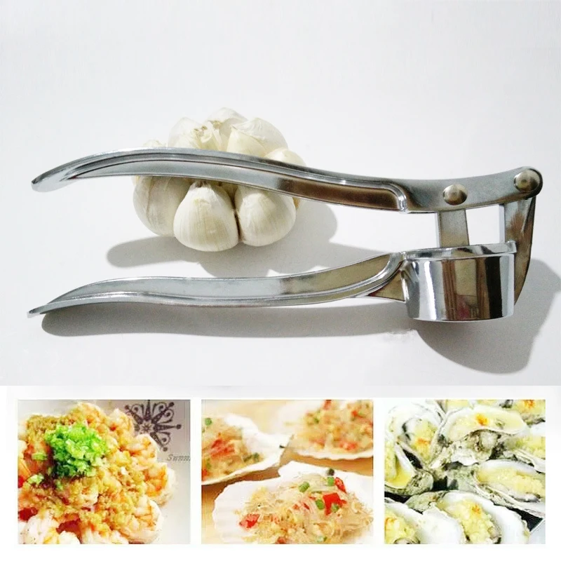 

3.5cm Round Stainless Steel Kitchen Squeeze Tool Alloy Crusher Garlic Presses Fruit & Vegetable Cooking Tools Accessories