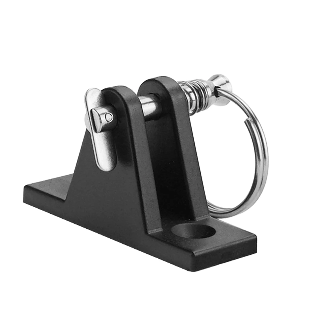 Good! Nylon Deck Hinge Boat Bimini Top Fitting Pin  Boat Hardware 62x21mm Black