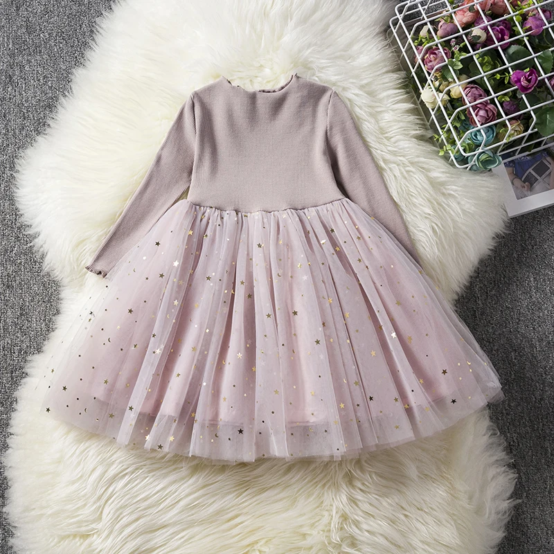 

Autumn Winter Long Sleeves Children Girl Clothes Casual Dress For Girls Tutu Dress Kid Girl Party Dress For Christmas Halloween
