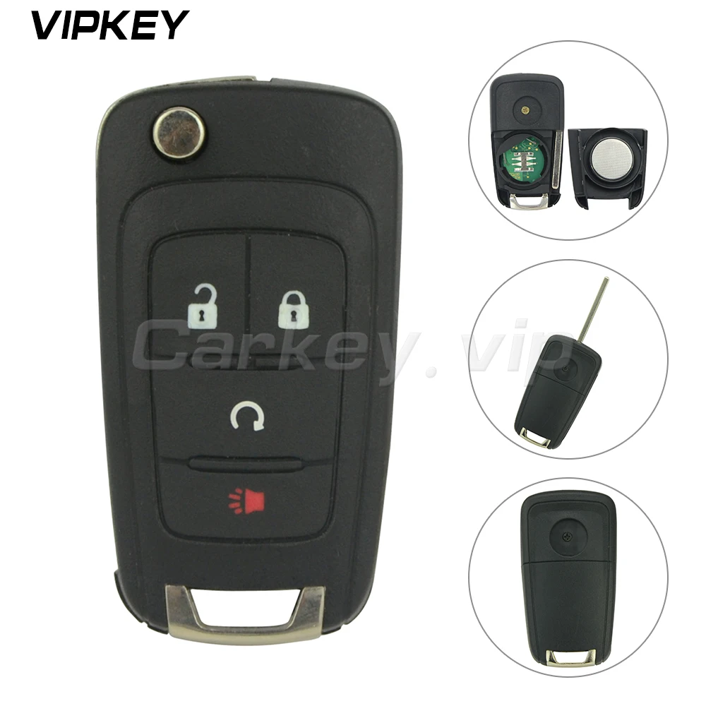 Дистанционный ключ KR55WK50073 4 кнопки 315 МГц для «Chevrolet Impala» дистанционного управления складной ключ