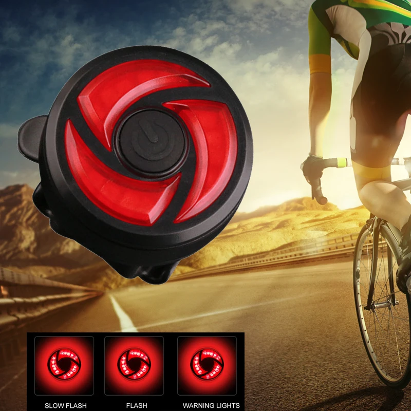 USB Перезаряжаемый велосипедный задний светильник COB светодиодный велосипедный задний светильник 3 режима встроенный батарейный Подседельный штырь велосипедный Предупреждение светильник