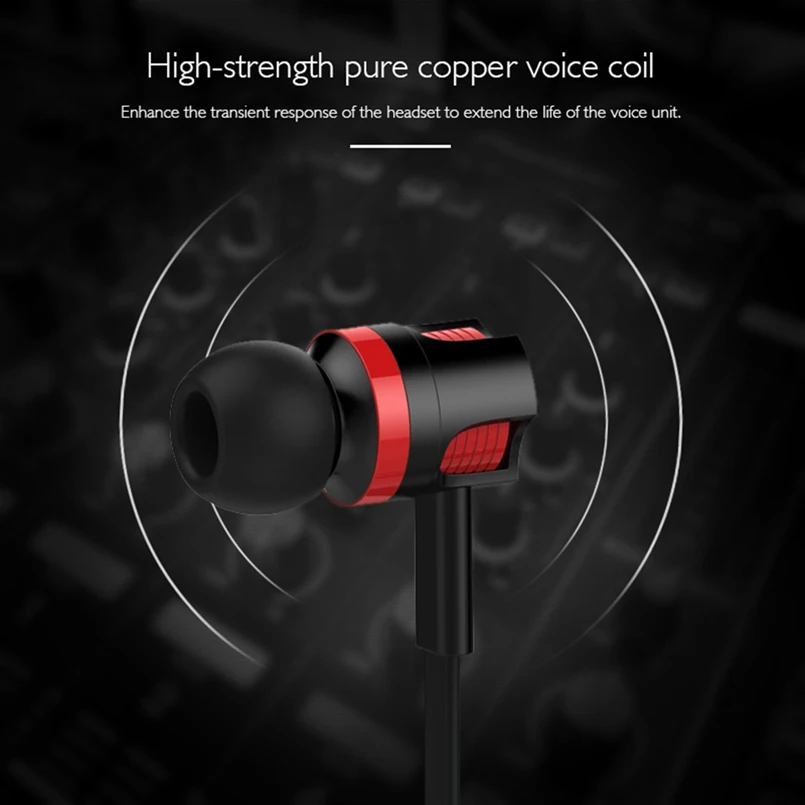 Icoque Wired In Ear Earphone 3.5mm Hifi Music Stereo Sound Super Bass Earbuds with Mic for iPhone 6 5 Xiaomi Flat Cord Heaphones (4)
