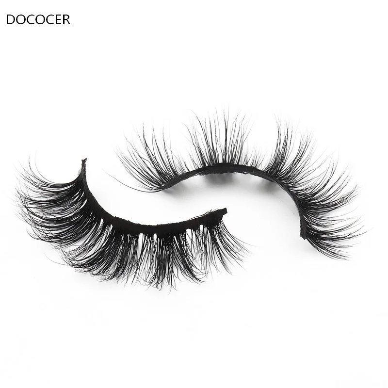 

Mink Eyelashes 100% Cruelty free Handmade 3D Mink Lashes Full Strip Lashes Soft False Eyelashes Makeup Lashes E10 DOCOCER