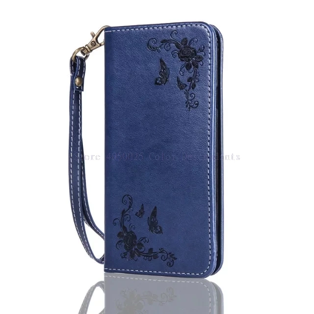 Dark Blue PU leather Phone Cases for Samsung J530 J 5 Case Flip Wallet Cover for Samsung Galaxy J5 SM-J530F SM-J530FM J530FM/DS - Цвет: Dark Blue