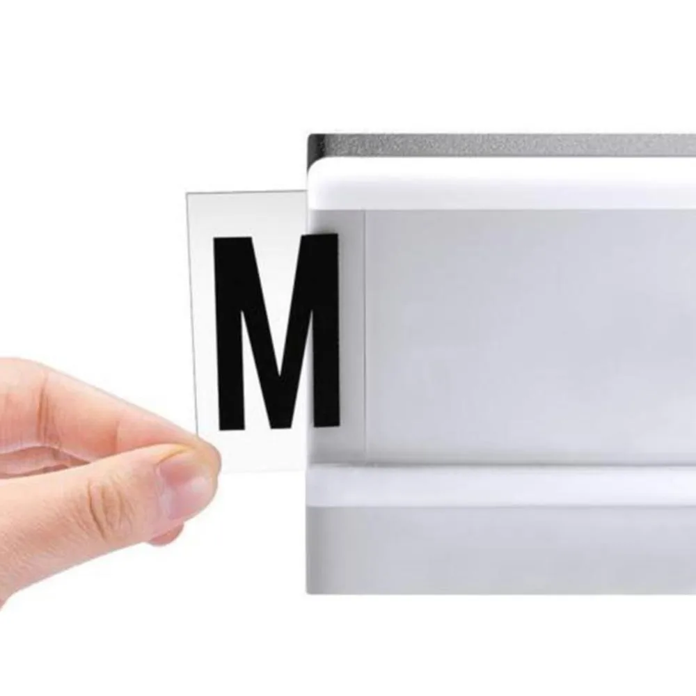 Luzes da Noite novo a4 a5 a6 combinação a4 Light Box : Includes 96 Black Letter Cards