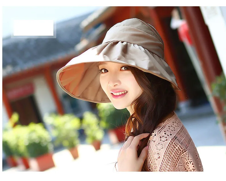 sun visor hat sun hats for women with big heads chapeu feminino beach hat summer uv protection hats (29)
