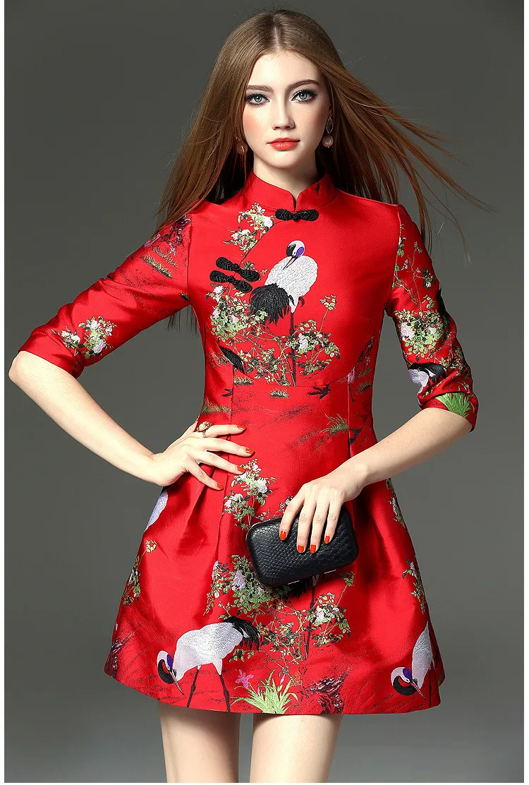 CF365 Новая мода 6 цветов кран жаккардовая ткань для женщин cheongsam платье ткань женское платье пряжа окрашенная жаккардовая ткань
