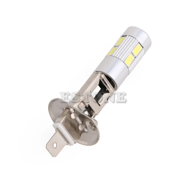 

1pc 5630 SMD 10 LED H1 Halogen Car Lamp Fog Driving Light Bulb Headlight low power consumption DC 12V