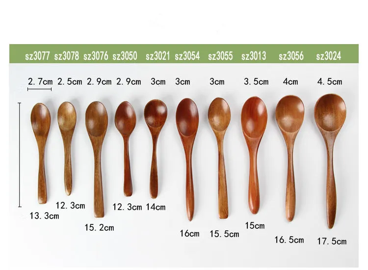 1 шт. натуральные деревянные ложки, кухонные принадлежности экологически безопасные столовые приборы столовая суп, чай Мёд Кофе ложка MF 001 аккумулятор большой емкости