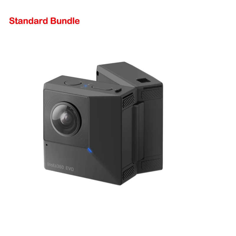 Insta360 EVO 5,7 K видео видеокамера для панорамной 360 Камера для устройств на базе Android и iPhone XS/Xs Max/XR/iPhone X/8/8 plus/7/7 plus/6s/6s плюс - Цветной: Standard Bundle
