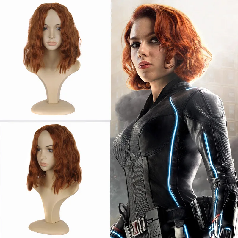 Мстители шапка для косплея вечерние cosplay Black Widow парики регулируемые|wig wig|wig blackwig