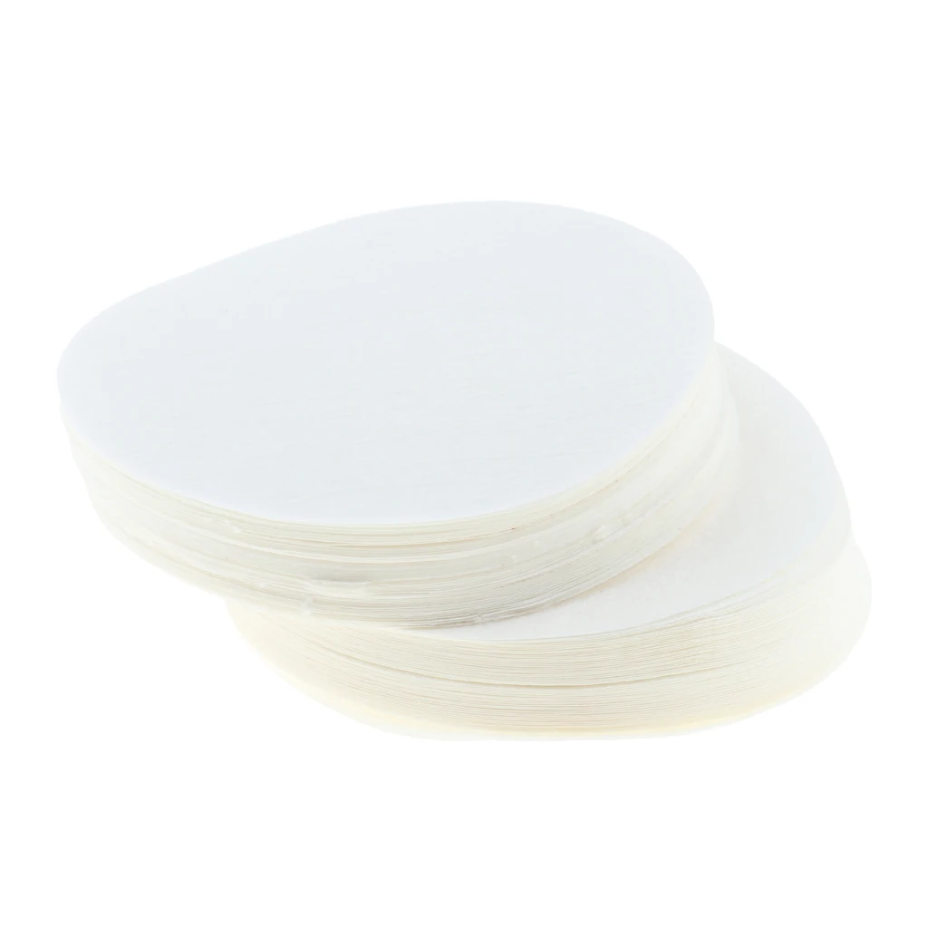 

100pcs Coffee Maker Replacements Natural Wood Fiber Paper Coffee Filters Coffee Machine Supplies for Home Kitchen, 6cm Dia