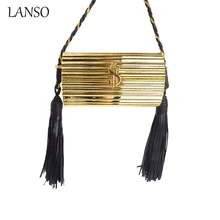 2016 herbst und Winter Neue Kreative Handtaschen Dollar Mark Luxus Umhängetasche Quaste Tonnenförmige Crossbody Taschen Party Kupplungen