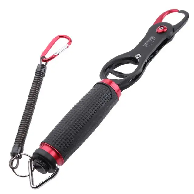Max.18kg Fish Grabber Outdoor Portable Metal EVA Handle Grabber Fish