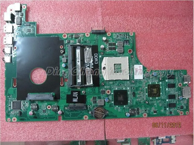 Ноутбук материнская плата для Dell inspiron N3010 CN-0CTK0W DAUM7BMB6F0 HM57 DDR3 Non-Встроенная