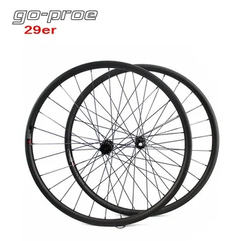 

Go-proe 29er MTB Tubeless Ready Carbon Wheelset Rim With DT Swiss 240 12 Speed 6-bolt/center Lock Hub For Mountain Racing
