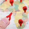 40 Pcs Map Markers Wooden Drawing Photo Wall Studs Cork Board Pins Thumbtack Pushpins Painting Tool ► Photo 2/5