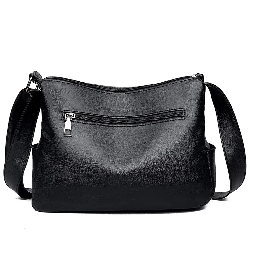 Высококачественные модные женские мягкие кожаные сумки на плечо с клапаном, Женская Повседневная сумка-мессенджер, женская сумка через плечо*/