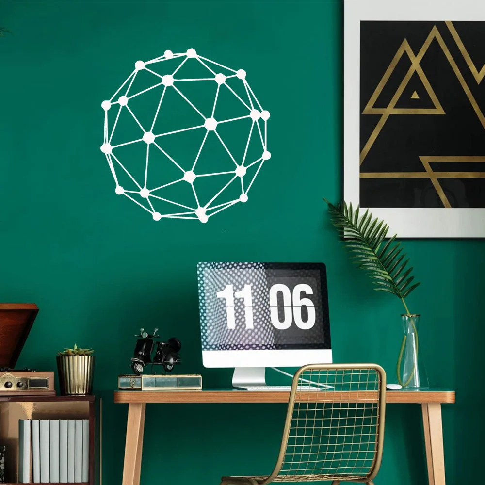 

Carved Geometry Vinyl House Decor Wall Stickers Wallpaper For Kids Rooms Home Decor Vinyl Art Decals Wallsticker