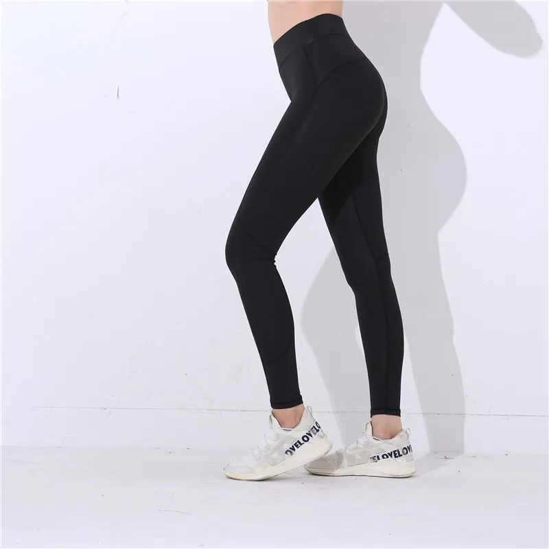 SVOKOR Leggings Women Solid Color High Waist Slim Push Up Leggings Autumn Casual Breathable High Stretch Polyester Pants