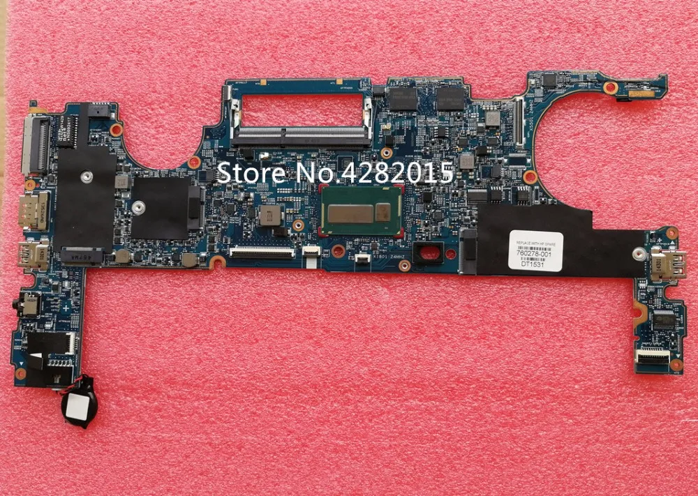 

Free Shipping 760278-001 laptop motherboard for HP 1040 G1 760278-501 I7-4650U Notebook mainboard 100% tested good working