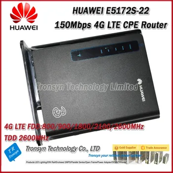 Preise Großhandel Original Entsperren 150 Mbps HUAWEI E5172s-22 4G LTE CPE Wireless Router Unterstützung FDD B1 B3 B7 B8 B20 TDD 38