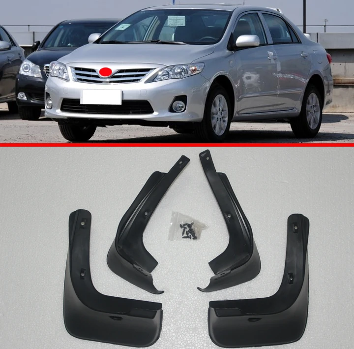 Брызговики для Toyota Corolla Altis E140 2008 2009 2010 20112013 брызговики передние и задние